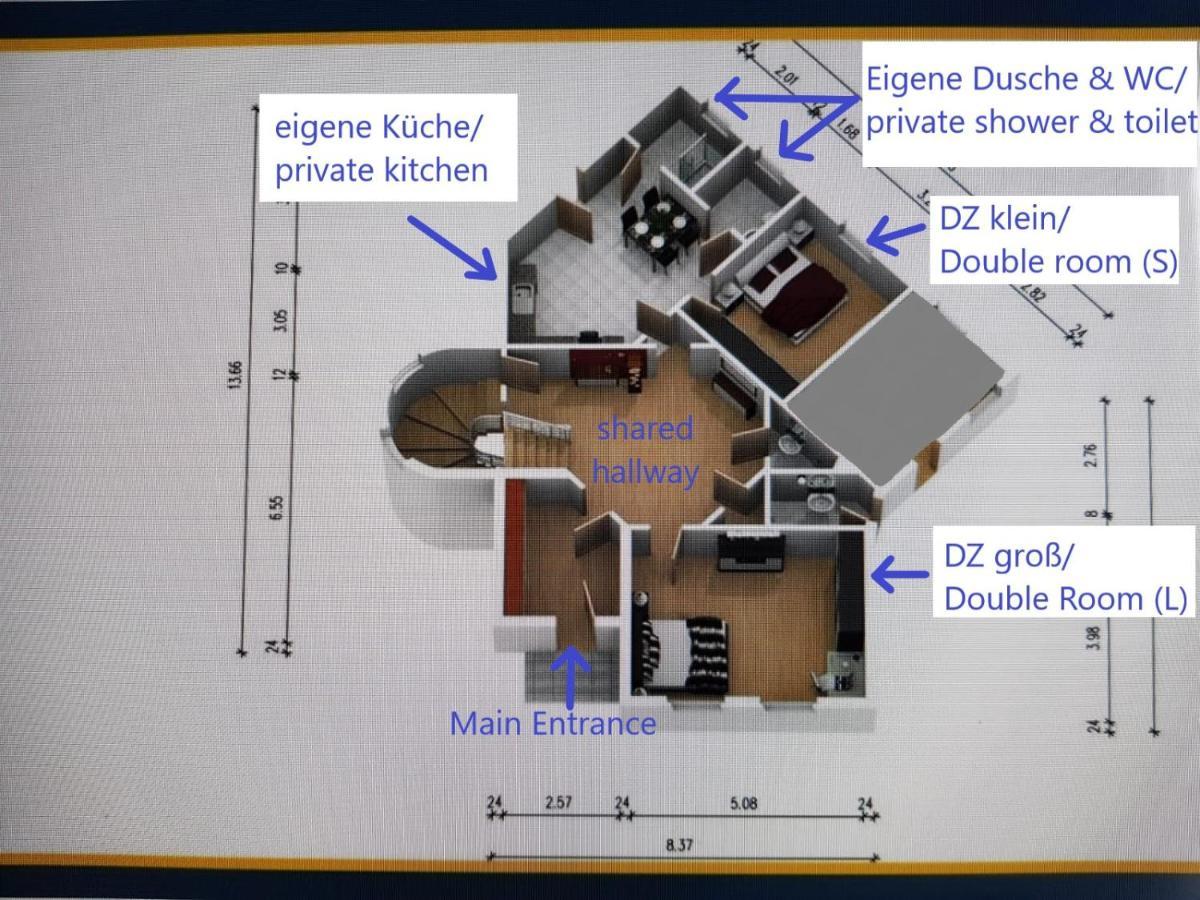 Villa Hanseart Luebeck - Privatzimmer In Zentraler Lage Экстерьер фото